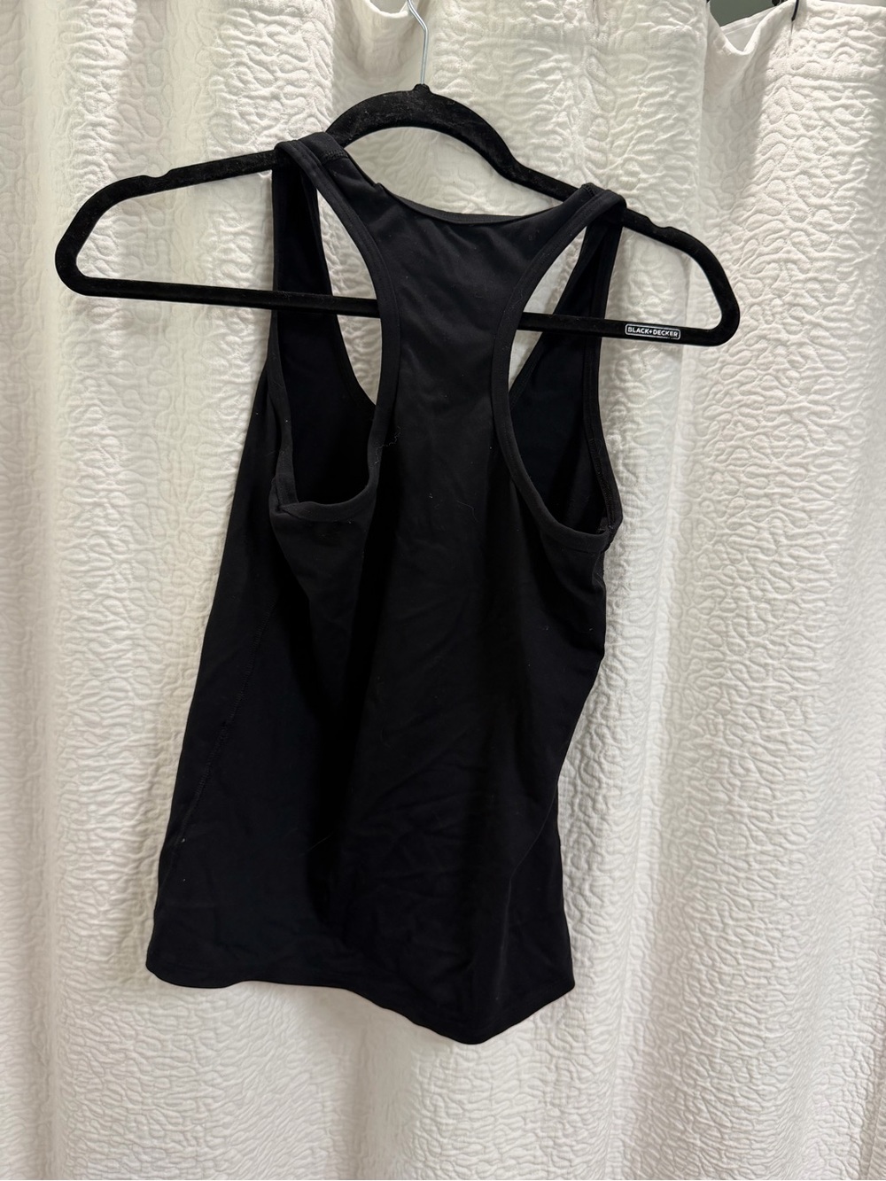 Emily Hsu Designs Black Racerback Tank Top